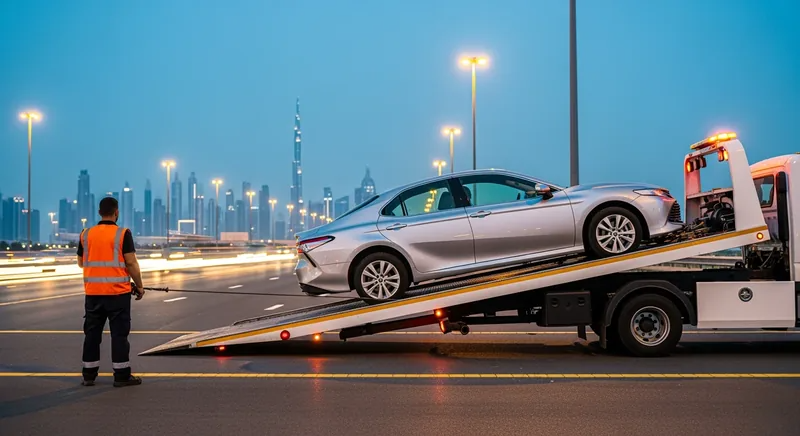 Car recovery truck Dubai